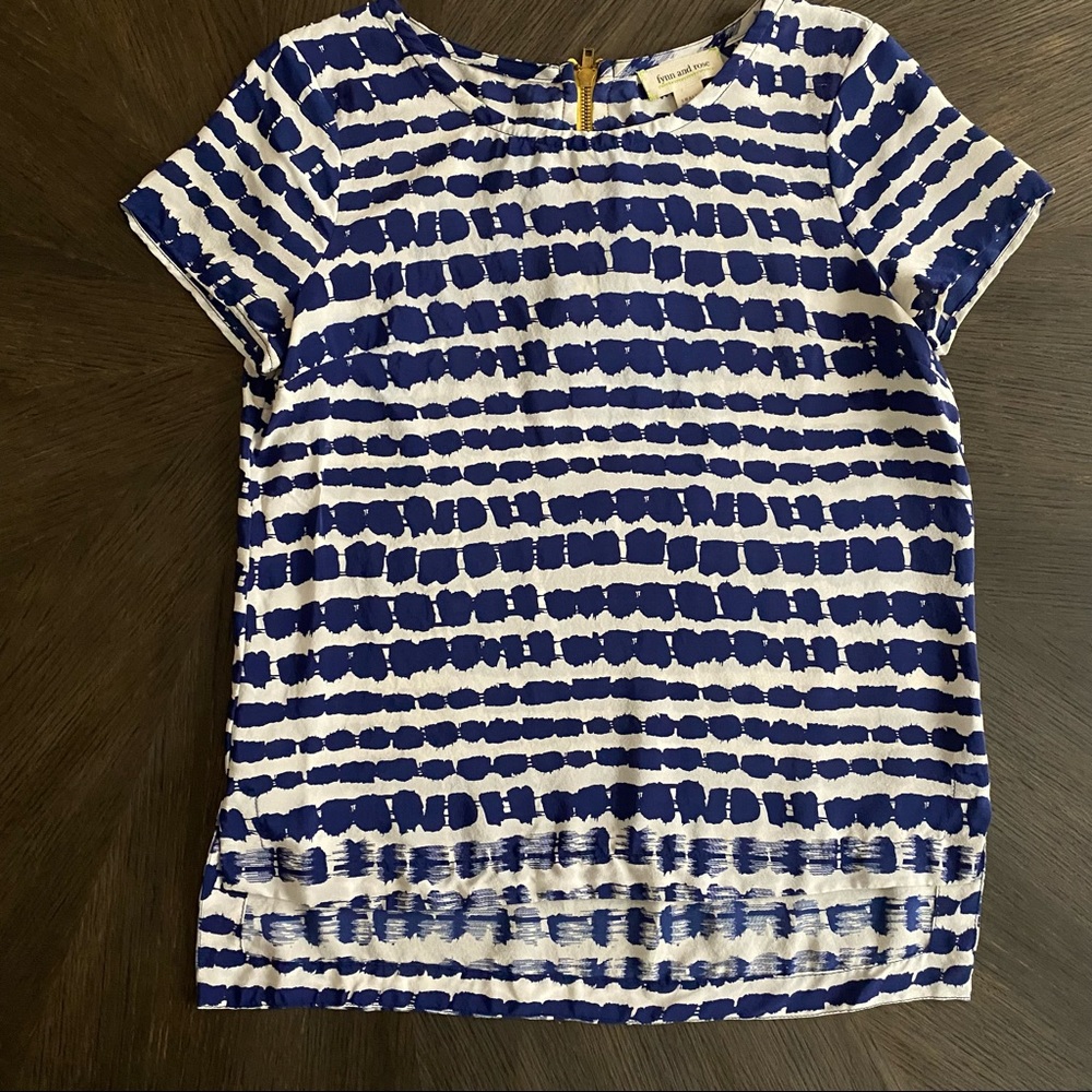 Anthropologie Fynn and Rose Silk Tee